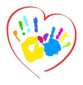 heart with handprints 