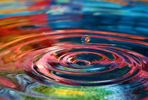 ripples of water 