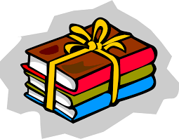 books with a bow around them