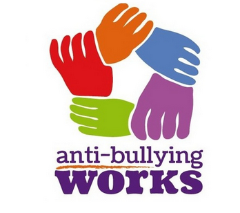 Hands entwined to show anti-bullying works 