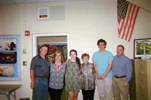 Picture of 2016 Alumni Scholarship Winners and families